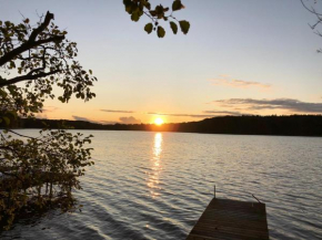 Ferienhaus Reetdach 1300qm Privatgrundstück Bootssteg Templin Lübbesee Uckermark Erholung pur Seenplatte